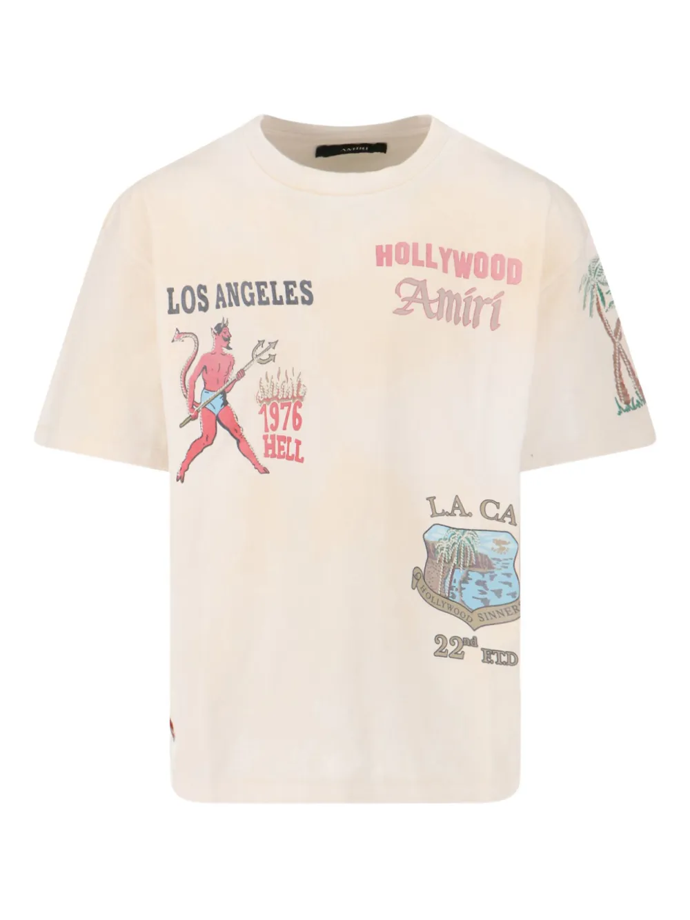 Футболка из хлопка с графическим принтом AMIRI, нейтральный
Футболка из хлопка с графическим принтом AMIRI, нейтральный