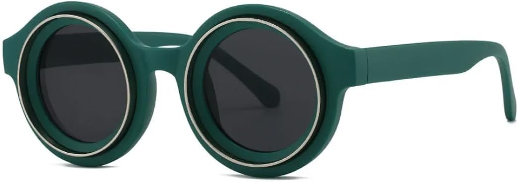 Модные винтажные круглые солнцезащитные очки для женщин и мужчин в стиле панк, роскошные классические очки в стиле стимпанк с защитой от УФ-излучения UV400 VFDHN, Green Black
Модные винтажные круглые солнцезащитные очки для женщин и мужчин в стиле панк, роскошные классические очки в стиле стимпанк с защитой от УФ-излучения UV400 VFDHN, Green Black