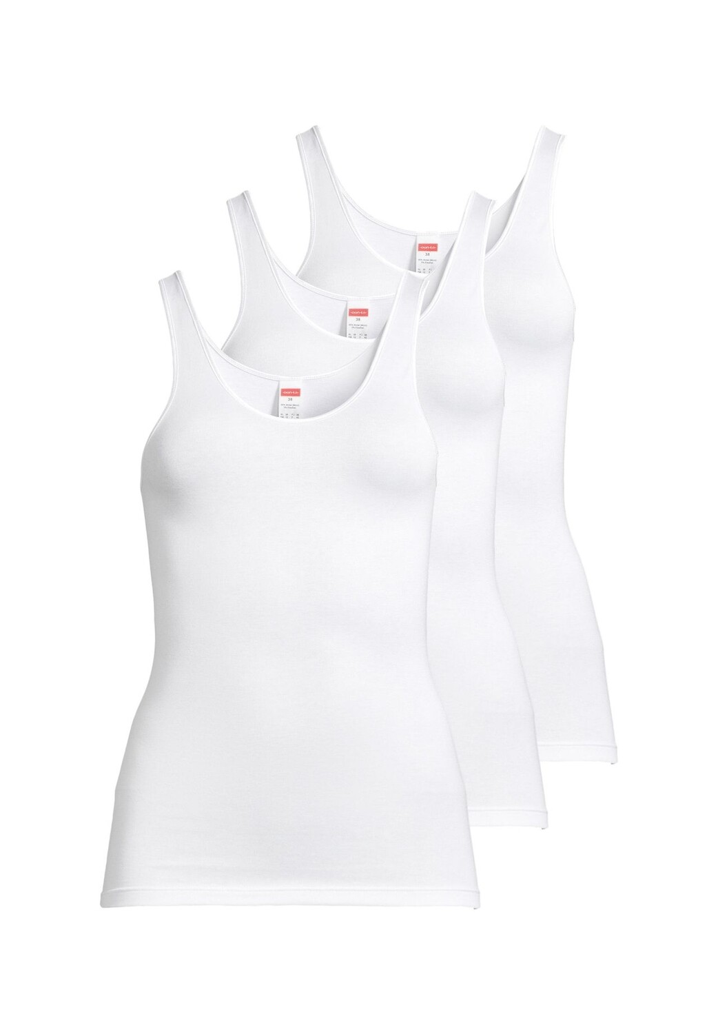 Нижняя рубашка/верхний комплект из 3 модальных изделий -con-ta-, белый
Нижняя рубашка/верхний комплект из 3 модальных изделий -con-ta-, белый