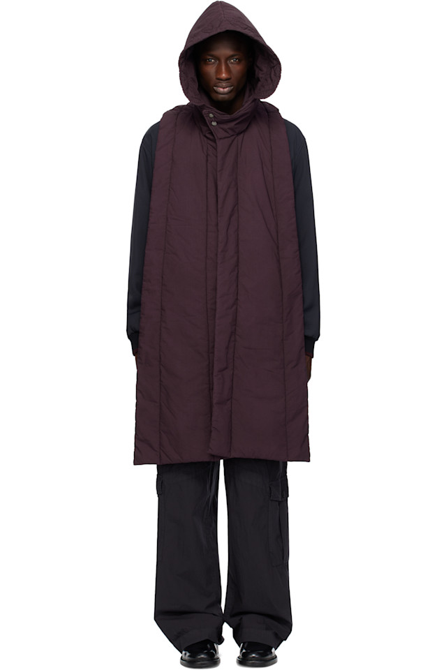 Хлопковый жилет с капюшоном Dries Van Noten, цвет auber
Хлопковый жилет с капюшоном Dries Van Noten, цвет auber