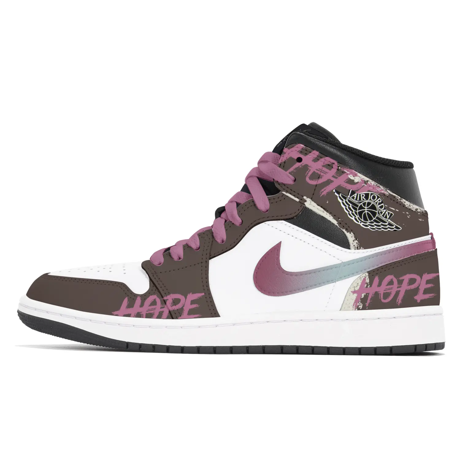 Jordan Air 1 Dust, Hope устойчивые к истиранию кроссовки Mid Top Vintage для мужчин коричневый розовый
Jordan Air 1 Dust, Hope устойчивые к истиранию кроссовки Mid Top Vintage для мужчин коричневый розовый