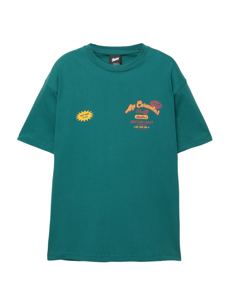 Рубашка Pull&Bear AY CARMELA, изумрудный
Рубашка Pull&Bear AY CARMELA, изумрудный