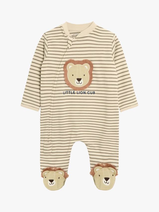 Детский комбинезон с аппликацией льва из хлопка JoJo Maman Bébé, Ecru
Детский комбинезон с аппликацией льва из хлопка JoJo Maman Bébé, Ecru