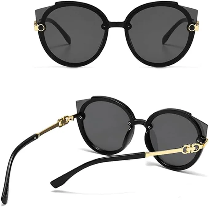 Солнцезащитные очки «кошачий глаз» для женщин, круглые солнцезащитные очки для мужчин, винтажные большие очки с защитой от УФ-излучения UV400 HDUBFY, Blue
Солнцезащитные очки «кошачий глаз» для женщин, круглые солнцезащитные очки для мужчин, винтажные большие очки с защитой от УФ-излучения UV400 HDUBFY, Blue