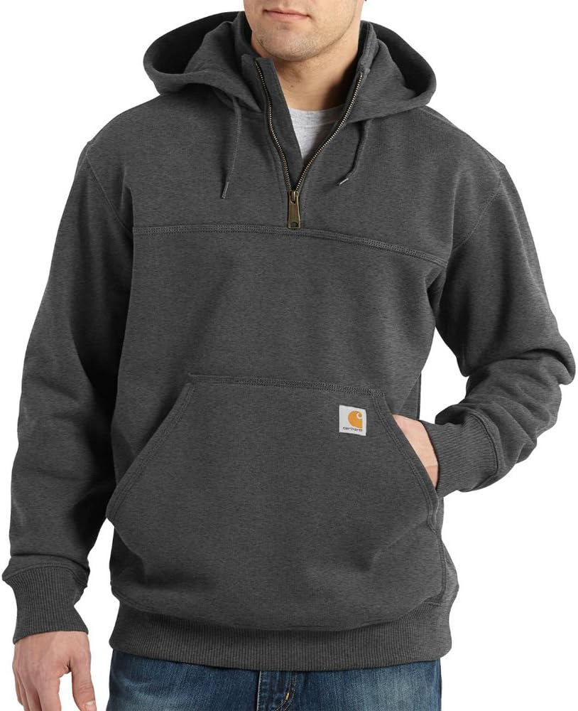 Carhartt мужская толстовка с молнией на четверть, Rain Defender, свободный крой, heavyweight, Carbon Heather
Carhartt мужская толстовка с молнией на четверть, Rain Defender, свободный крой, heavyweight, Carbon Heather