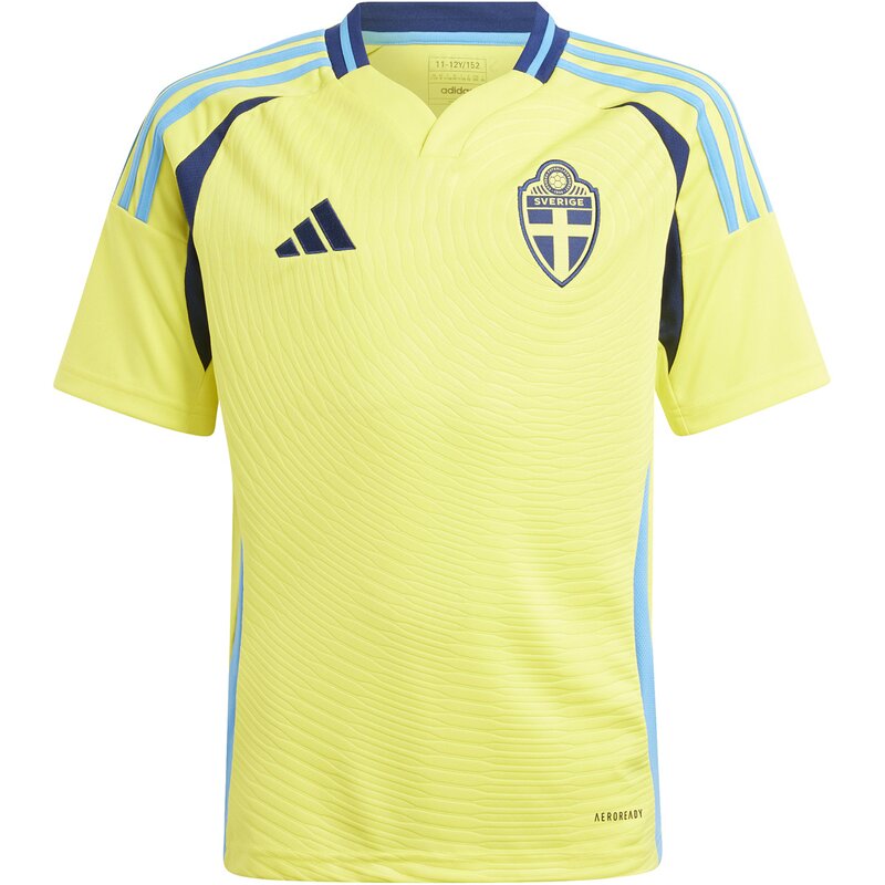 Домашняя футболка сборной Швеции 24 Adidas, цвет byello
Домашняя футболка сборной Швеции 24 Adidas, цвет byello