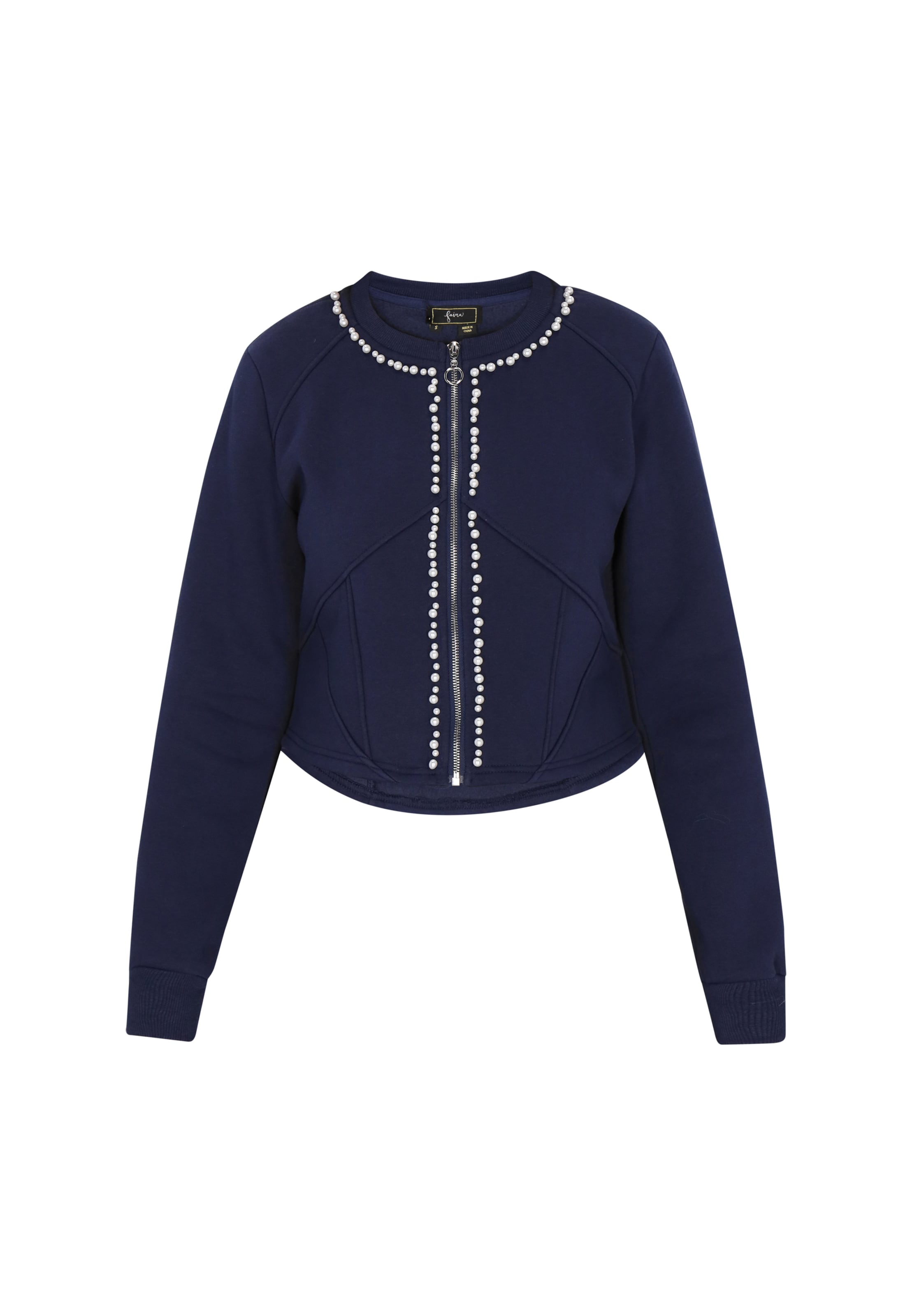 Faina Толстовка с молнией в темно-синем цвете
Faina Толстовка с молнией в темно-синем цвете