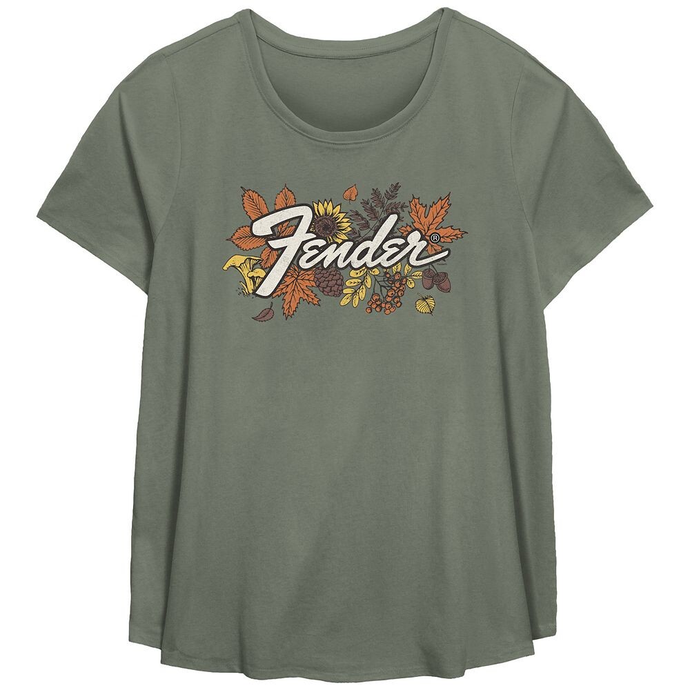 Футболка больших размеров для юниоров с струящимся рисунком и логотипом Fender Autumn Leaves Licensed Character, цвет Sage
Футболка больших размеров для юниоров с струящимся рисунком и логотипом Fender Autumn Leaves Licensed Character, цвет Sage