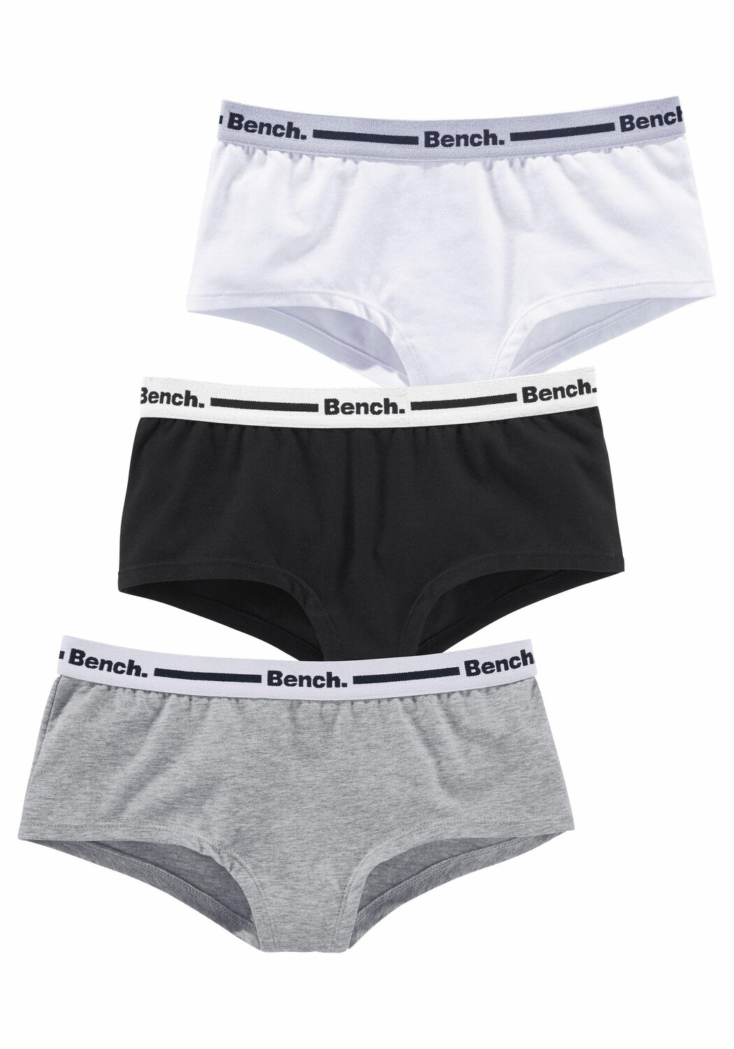 Трусы Bench Panty, цвет grau meliert/schwarz/weiß
Трусы Bench Panty, цвет grau meliert/schwarz/weiß