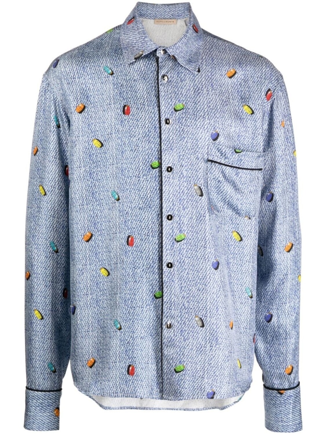 Атласная рубашка в полоску ROMEO HUNTE, синий
Атласная рубашка в полоску ROMEO HUNTE, синий