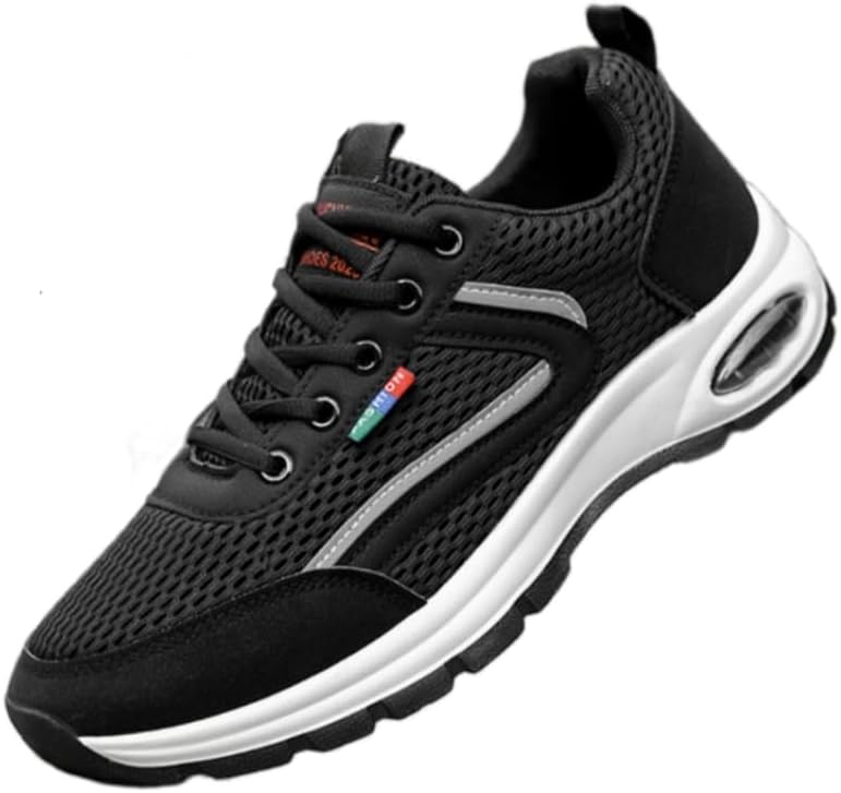 Мужские большие кроссовки с мягкой подошвой и вентиляцией - противоскользящие и износостойкие спортивные модные обувь Spkfhd, черный
Мужские большие кроссовки с мягкой подошвой и вентиляцией - противоскользящие и износостойкие спортивные модные обувь Spkfhd, черный