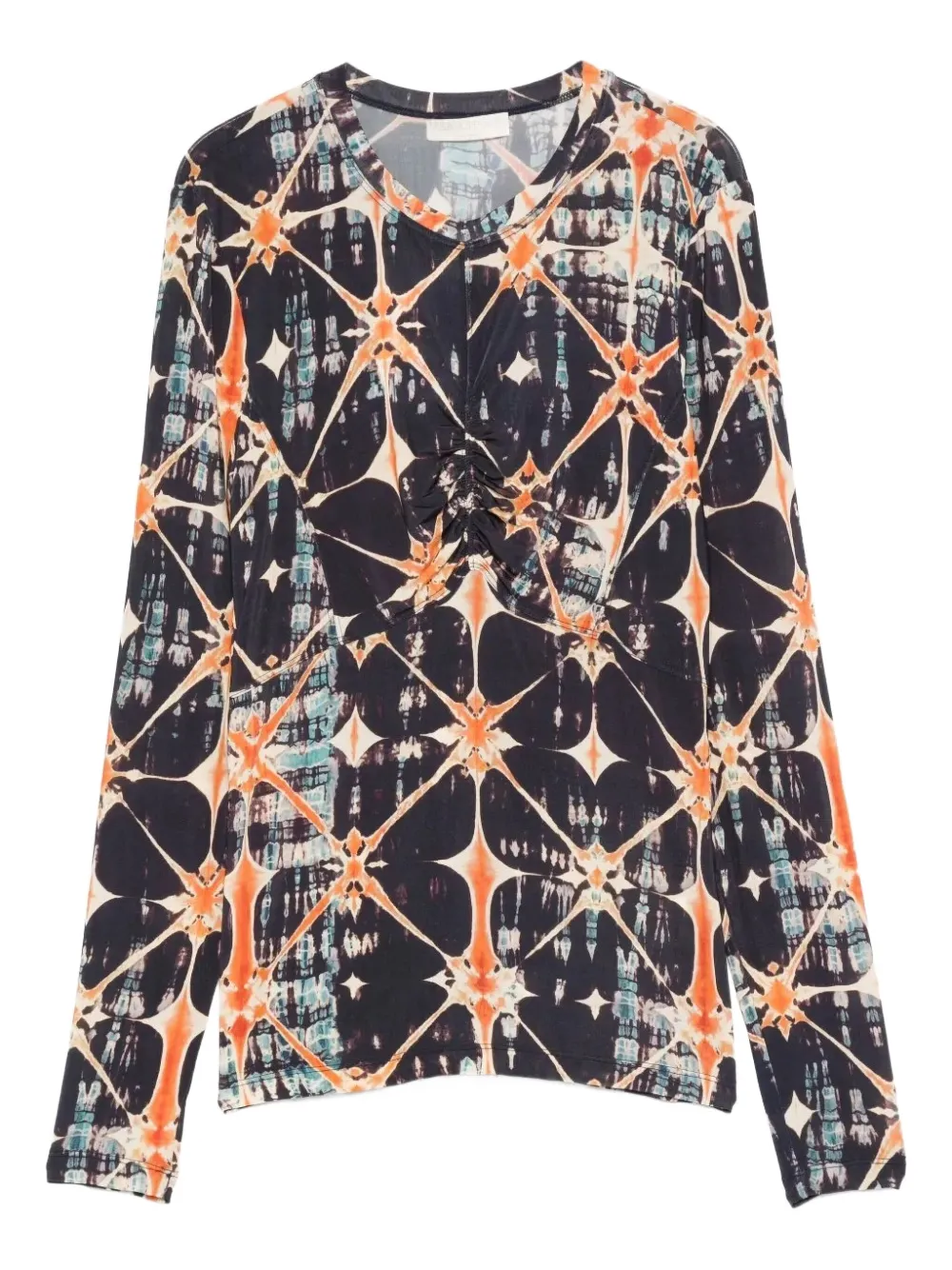 Облегающий топ с принтом тай-дай Ulla Johnson, синий
Облегающий топ с принтом тай-дай Ulla Johnson, синий