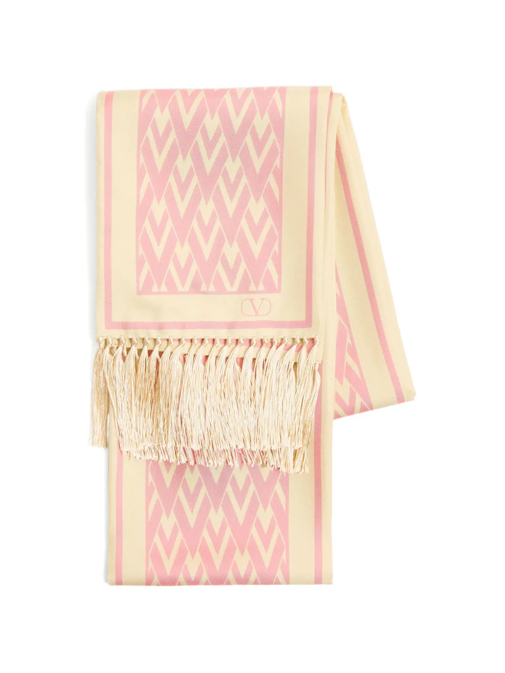 Шарф Toute La V Valentino Garavani, бежевый
Шарф Toute La V Valentino Garavani, бежевый