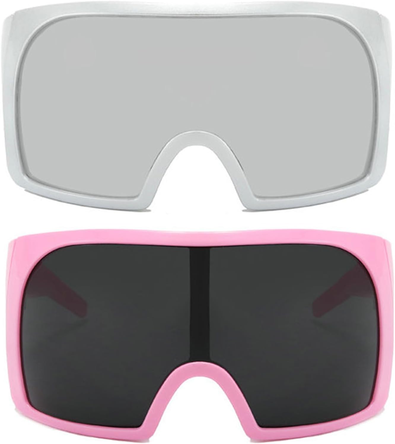 Солнцезащитные очки Helena Oversized для женщин и мужчин, футуристические солнцезащитные очки-щитки, обтекаемые солнцезащитные очки, модные винтажные солнцезащитные очки в стиле Y2K, Pink+silver
Солнцезащитные очки Helena Oversized для женщин и мужчин, футуристические солнцезащитные очки-щитки, обтекаемые солнцезащитные очки, модные винтажные солнцезащитные очки в стиле Y2K, Pink+silver