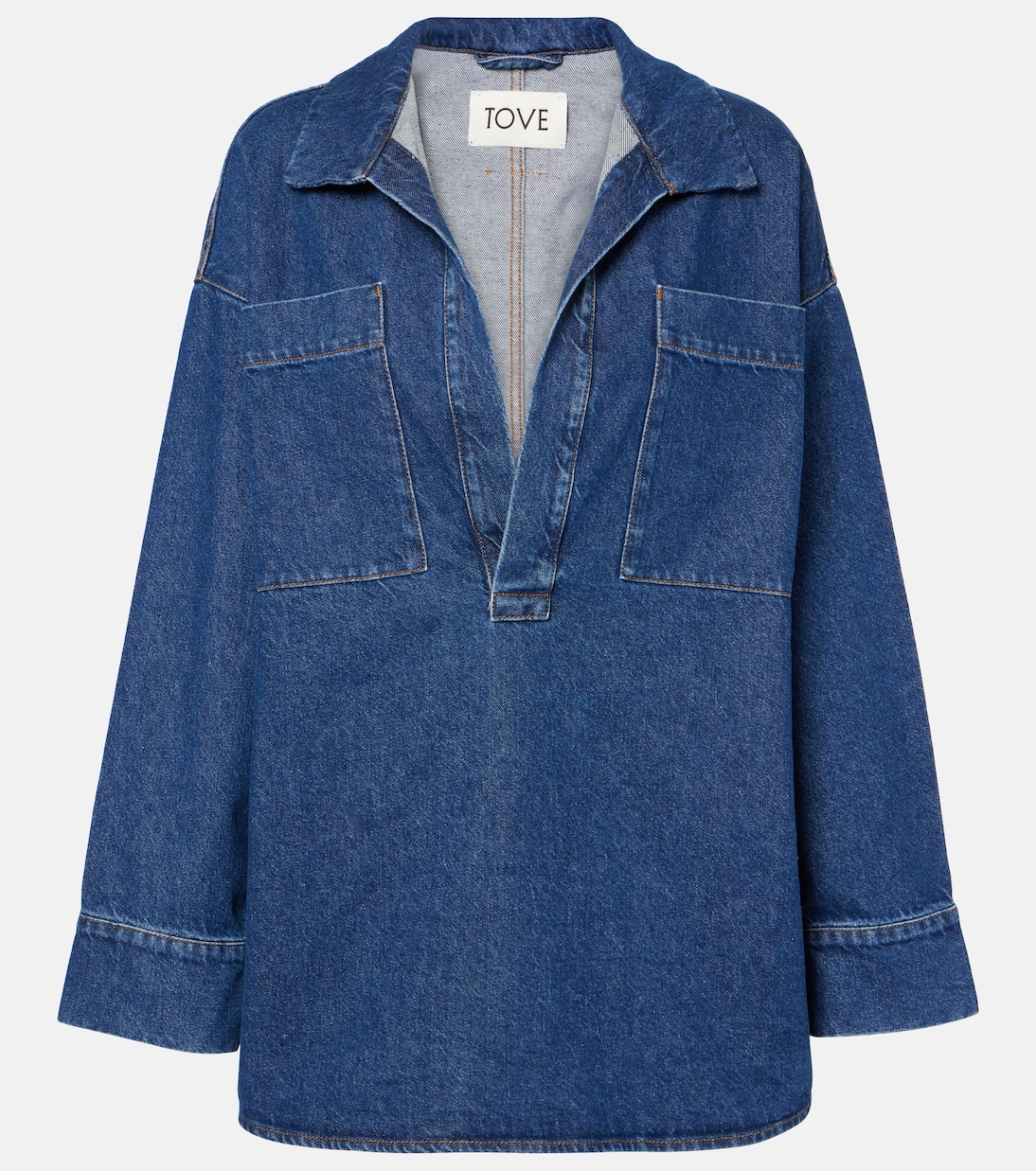 Джинсовая блузка Sonny Tove, индиго
Джинсовая блузка Sonny Tove, индиго