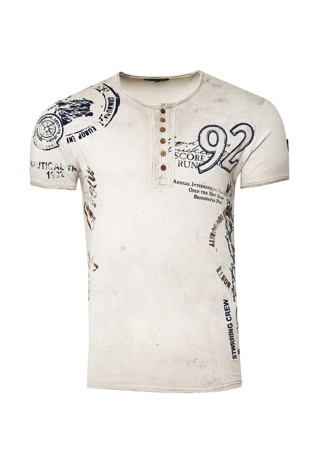 Футболка с принтом сбоку Rusty Neal, бежевый 
Футболка с принтом сбоку Rusty Neal, бежевый