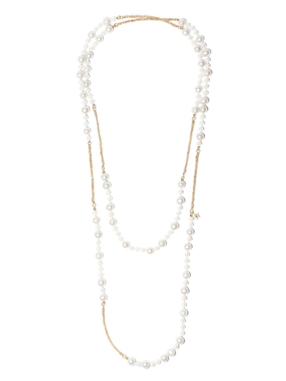 Колье Lucky из желтого золота с подвесками из жемчуга Carolina Bucci, черный
Колье Lucky из желтого золота с подвесками из жемчуга Carolina Bucci, черный