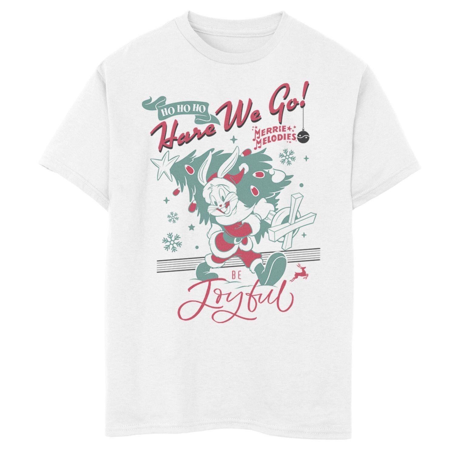 Футболка с рисунком «Looney Tunes Christmas Bugs Bunny Ho Ho Ho Ho Here We Go для мальчиков 8–20 лет» Licensed Character
Футболка с рисунком «Looney Tunes Christmas Bugs Bunny Ho Ho Ho Ho Here We Go для мальчиков 8–20 лет» Licensed Character