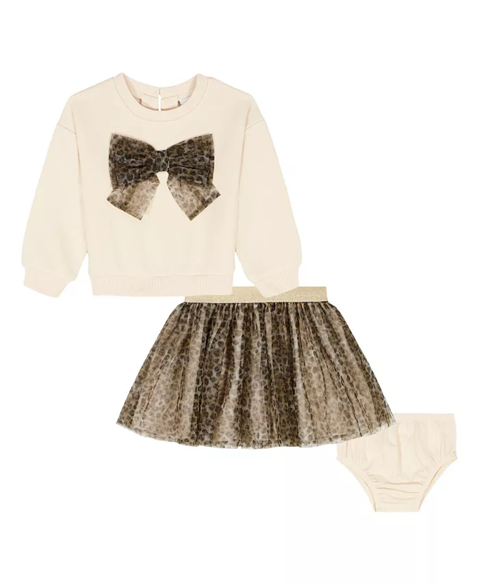 Комплект из 3 предметов: юбка, топ и шаровары с принтом для малышей и маленьких девочек Kids Headquarters
Комплект из 3 предметов: юбка, топ и шаровары с принтом для малышей и маленьких девочек Kids Headquarters