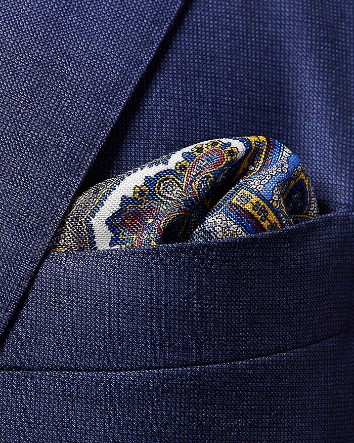 Шелковый нагрудный платок Eton с узором пейсли, мультиколор
Шелковый нагрудный платок Eton с узором пейсли, мультиколор