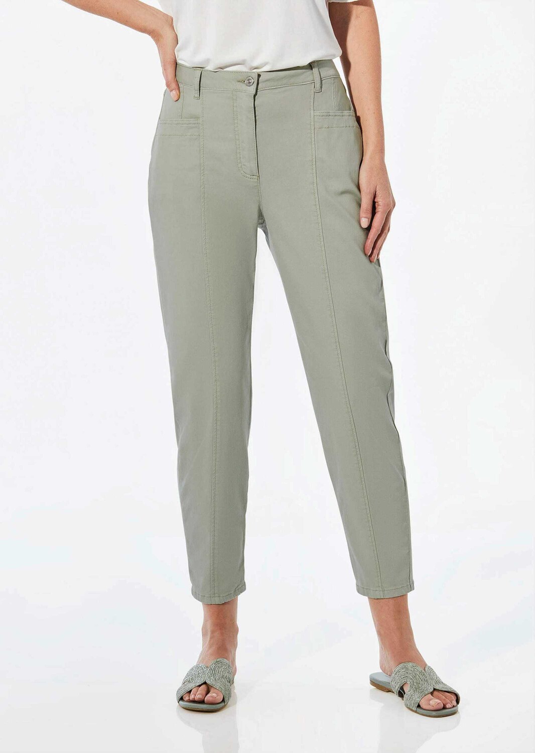 Тканевые брюки GOLDNER, цвет graugrün
Тканевые брюки GOLDNER, цвет graugrün