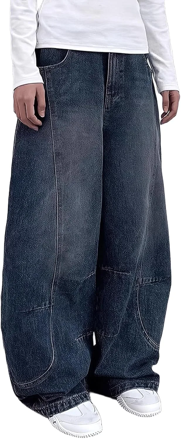 Женские джинсы low rise baggy wide leg в стиле y2k HBER
Женские джинсы low rise baggy wide leg в стиле y2k HBER