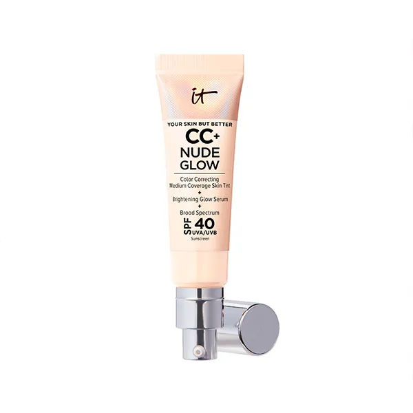 Составляют основу Cc+ Nude Glow Spf 40 It Cosmetics, цвет fair 
Составляют основу Cc+ Nude Glow Spf 40 It Cosmetics, цвет fair