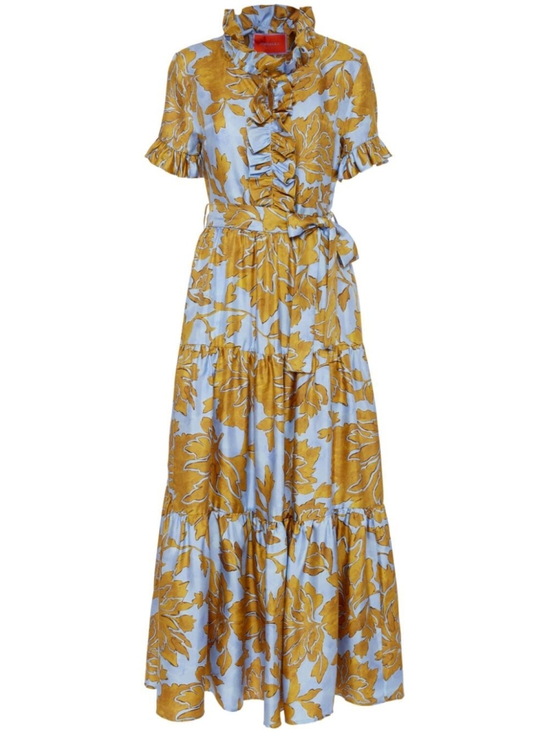 La DoubleJ платье с цветочным принтом и оборками, желтый
La DoubleJ платье с цветочным принтом и оборками, желтый