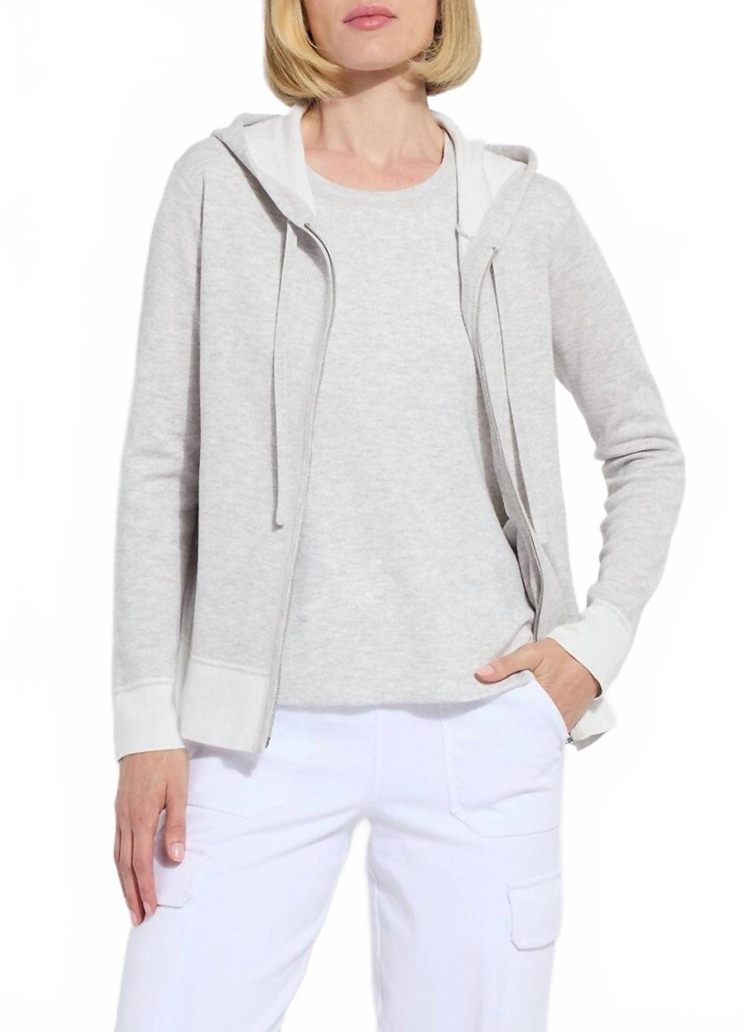 Толстовка Rowan Knit на молнии в цвете «жемчужно-серый/бежевый меланж» Lysse, Pearl Gray/Off White Melange
Толстовка Rowan Knit на молнии в цвете «жемчужно-серый/бежевый меланж» Lysse, Pearl Gray/Off White Melange