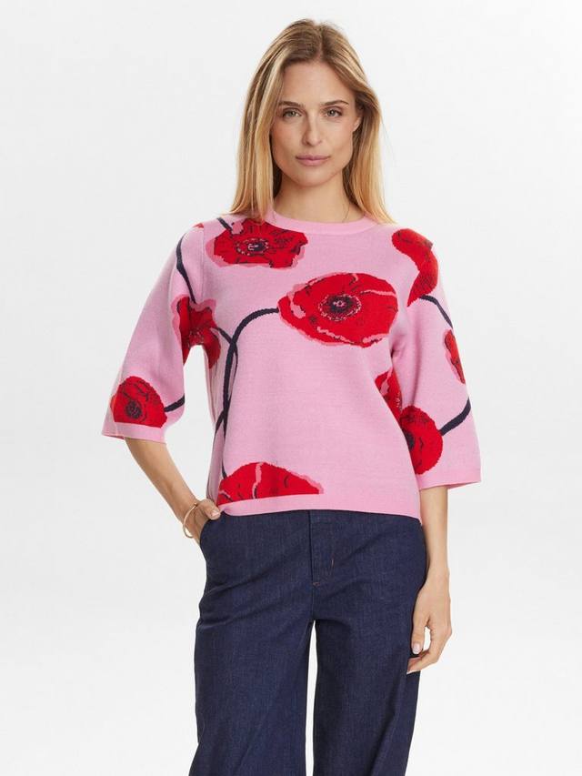 Valiant свитер с рукавом три четверти и цветочным принтом Numph, Pink/Red
Valiant свитер с рукавом три четверти и цветочным принтом Numph, Pink/Red