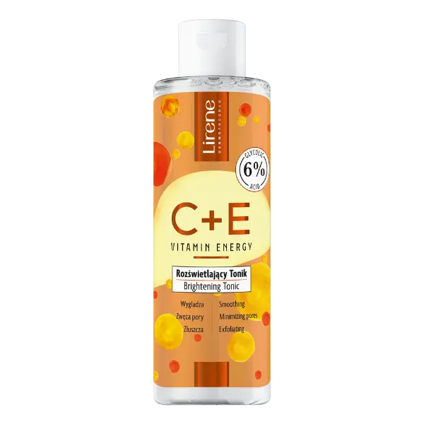 Осветляющий тоник для лица, 200 мл Lirene C+E vitamin energy
Осветляющий тоник для лица, 200 мл Lirene C+E vitamin energy