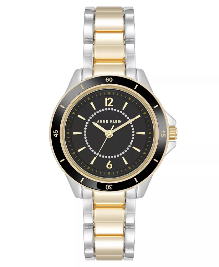 Женские часы Quartz Black с двухцветным металлическим сплавом, 31 мм Anne Klein
Женские часы Quartz Black с двухцветным металлическим сплавом, 31 мм Anne Klein