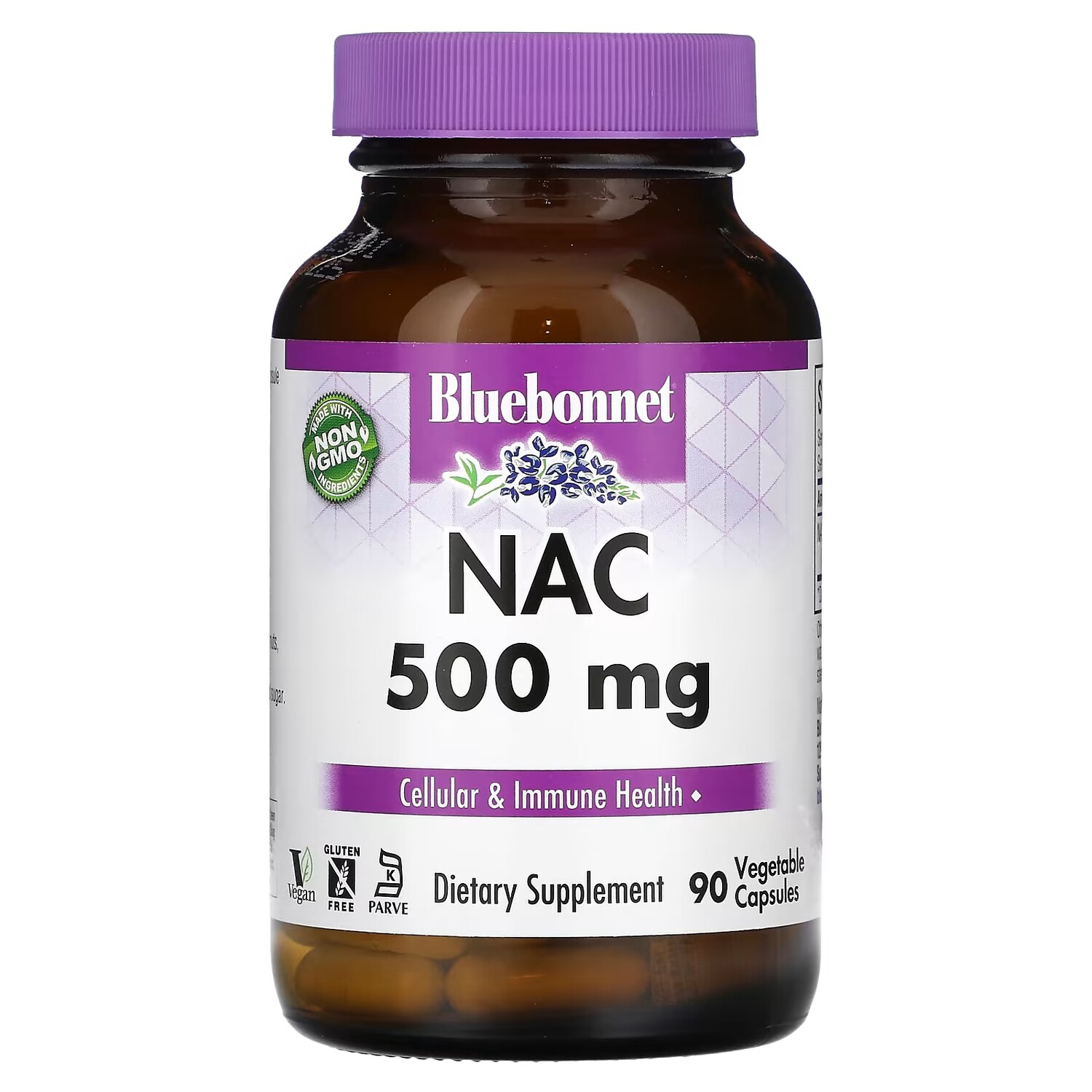 Добавка Bluebonnet Nutrition NAC без глютена, 90 капсул
Добавка Bluebonnet Nutrition NAC без глютена, 90 капсул