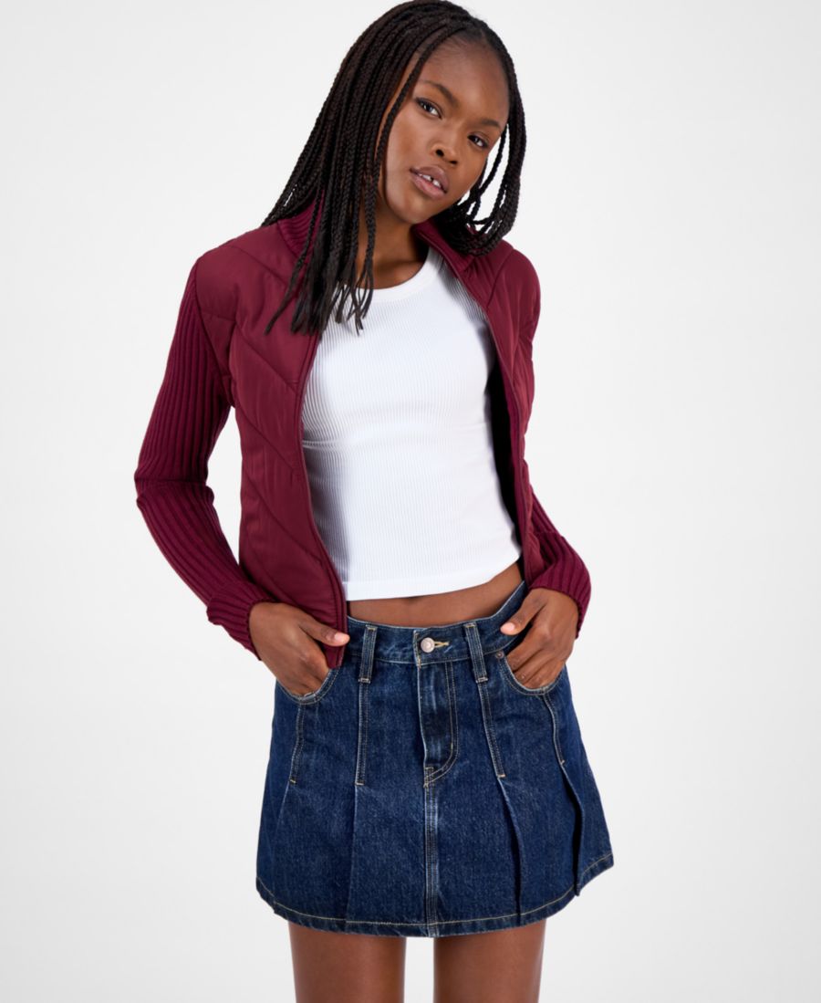 Детский стеганый кардиган на молнии спереди Madden Girl, Windsor Wine
Детский стеганый кардиган на молнии спереди Madden Girl, Windsor Wine