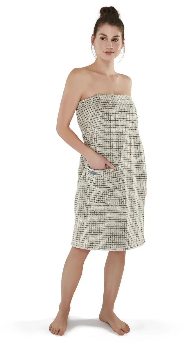 Мёве Саронг "Эдем" (1 шт.), в клетчатом исполнении Möve, цвет Natur 
Мёве Саронг "Эдем" (1 шт.), в клетчатом исполнении Möve, цвет Natur