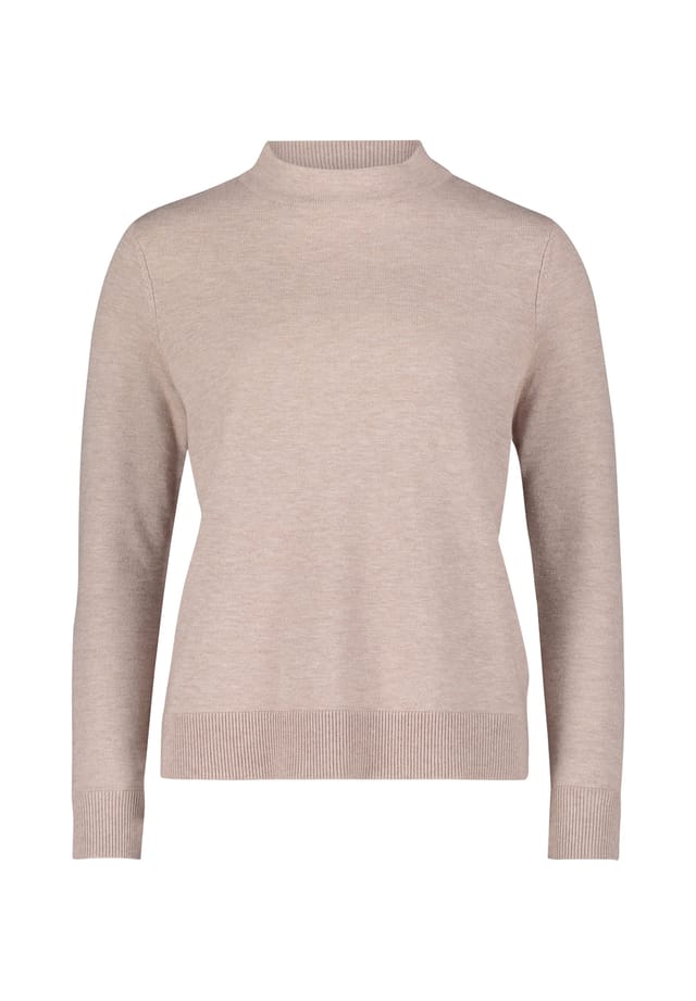 Базовый вязаный свитер с воротником-стойкой Betty Barclay, цвет funghi melange
Базовый вязаный свитер с воротником-стойкой Betty Barclay, цвет funghi melange