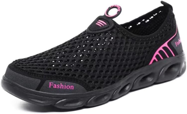 Мужские и женские легкие дышащие водные тапочки для реки и пляжа Zonkacen, черный/розовый
Мужские и женские легкие дышащие водные тапочки для реки и пляжа Zonkacen, черный/розовый