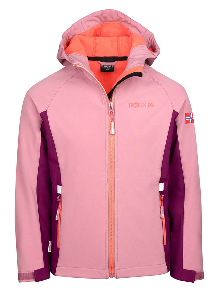 Куртка софтшелл Trollkids Kristiansand, розовый
Куртка софтшелл Trollkids Kristiansand, розовый
