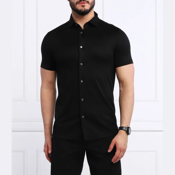 Рубашка стандартного кроя Emporio Armani, черный
Рубашка стандартного кроя Emporio Armani, черный