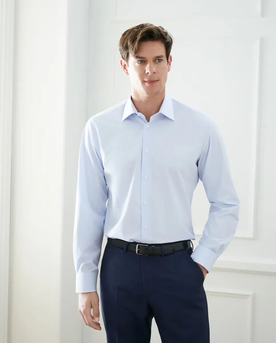 Мужская классическая рубашка стандартного кроя Emidio Tucci, цвет Celeste
Мужская классическая рубашка стандартного кроя Emidio Tucci, цвет Celeste