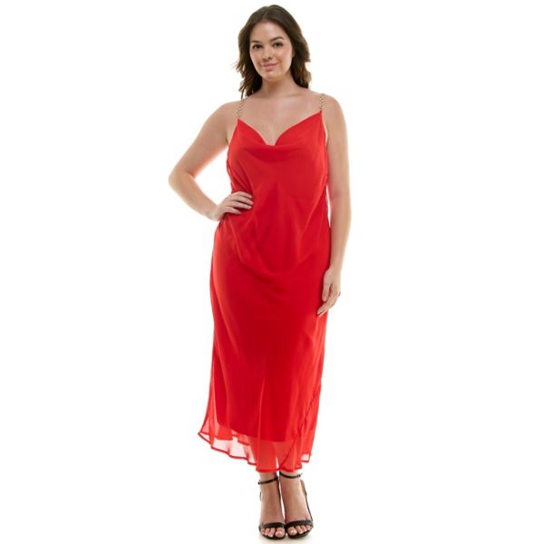 Платье-комбинация больших размеров с оригинальной отделкой Luxology, бургундия
Платье-комбинация больших размеров с оригинальной отделкой Luxology, бургундия