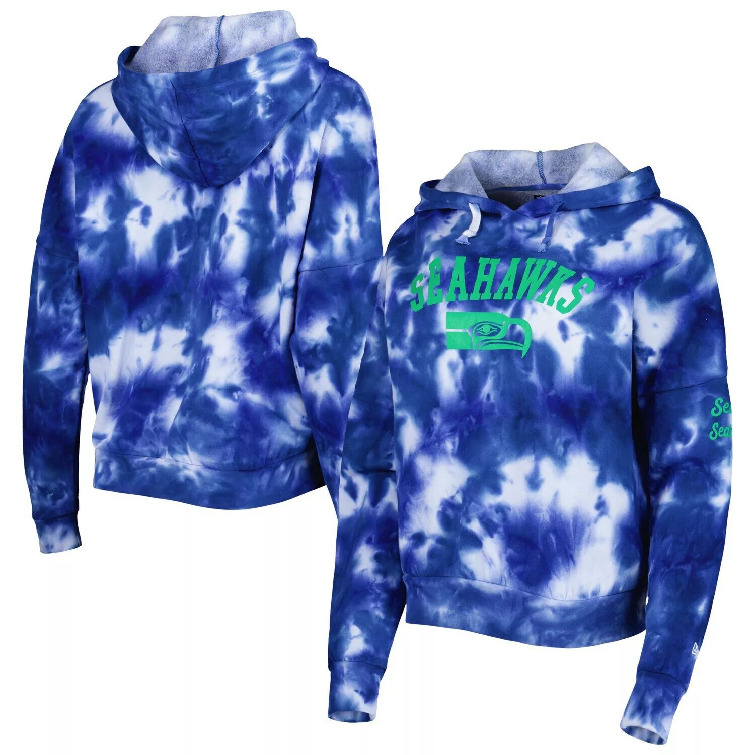 Женский флисовый пуловер с капюшоном New Era Royal Seattle Seahawks Cloud Dye New Era
Женский флисовый пуловер с капюшоном New Era Royal Seattle Seahawks Cloud Dye New Era