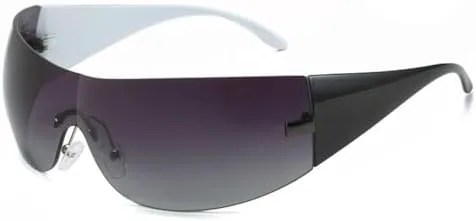 Модные солнцезащитные очки 2027 года для женщин и мужчин: безободковые солнцезащитные очки с обтекаемой формой, цельные солнцезащитные очки в стиле хип-хоп MTZJH, C6
Модные солнцезащитные очки 2027 года для женщин и мужчин: безободковые солнцезащитные очки с обтекаемой формой, цельные солнцезащитные очки в стиле хип-хоп MTZJH, C6