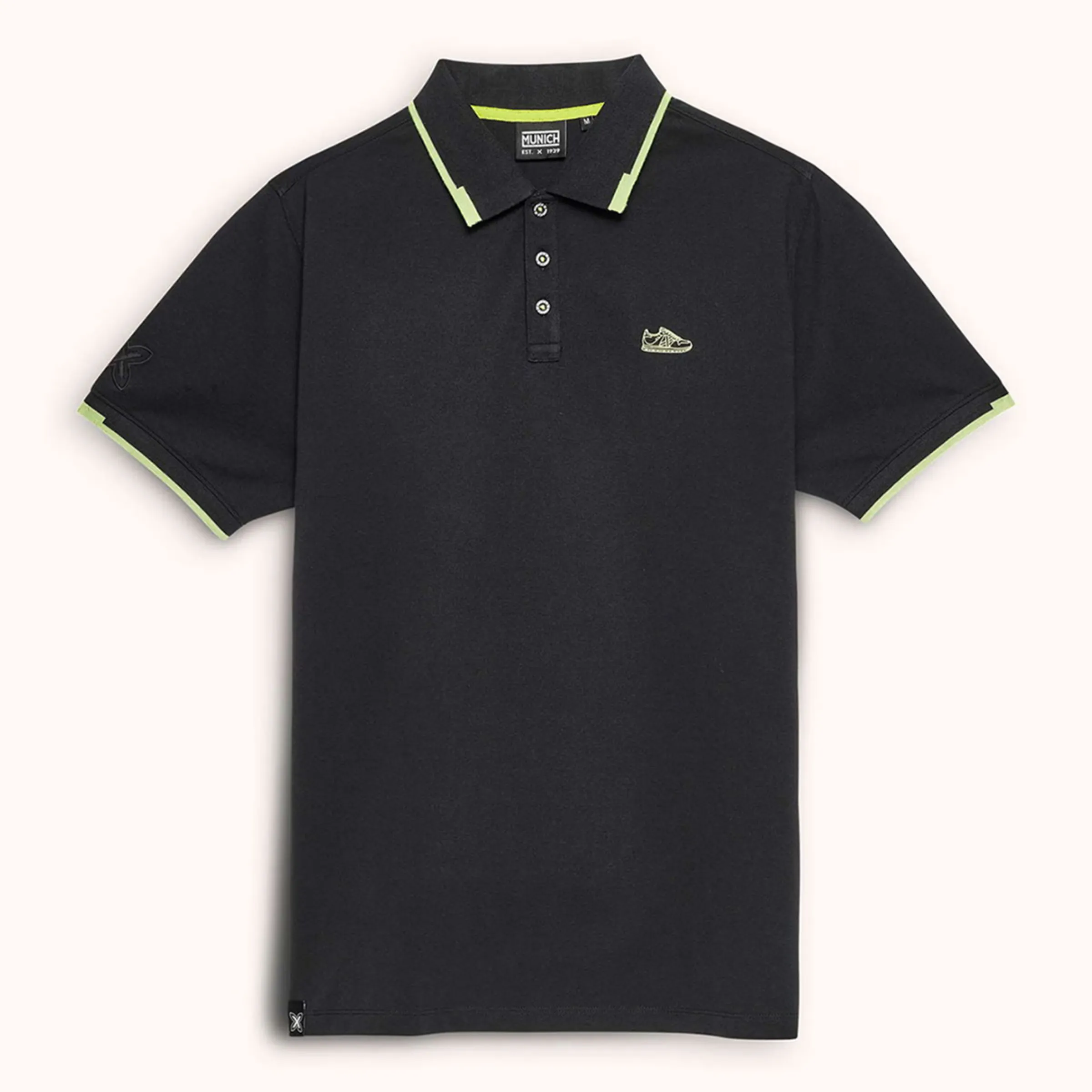 Поло мужское Slam Lifestyle Munich, черный 
Поло мужское Slam Lifestyle Munich, черный