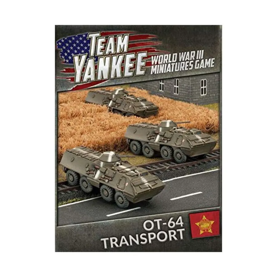 ОТ-64 Транспорт, Team Yankee - World War III - Soviet Army (1:100)
ОТ-64 Транспорт, Team Yankee - World War III - Soviet Army (1:100)