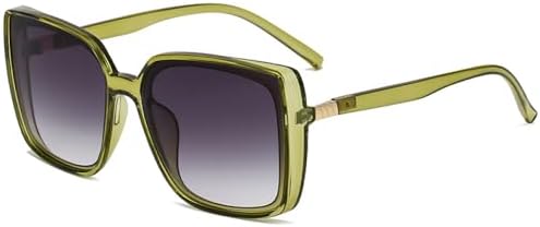 2027 Модные большие квадратные солнцезащитные очки для женщин, винтажные трендовые солнцезащитные очки в крупной оправе для мужчин, очки с градиентными линзами MTZJH, Green
2027 Модные большие квадратные солнцезащитные очки для женщин, винтажные трендовые солнцезащитные очки в крупной оправе для мужчин, очки с градиентными линзами MTZJH, Green