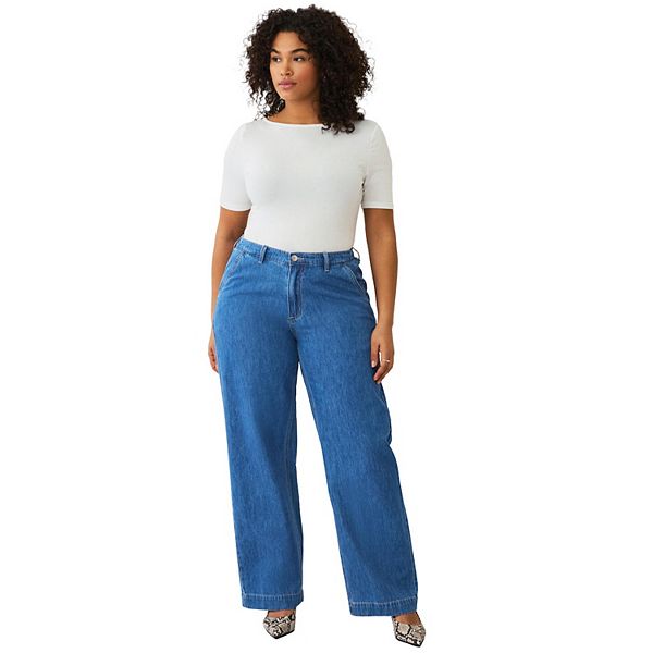 Джинсы с эластичной спинкой Plus size Ellos
Джинсы с эластичной спинкой Plus size Ellos
