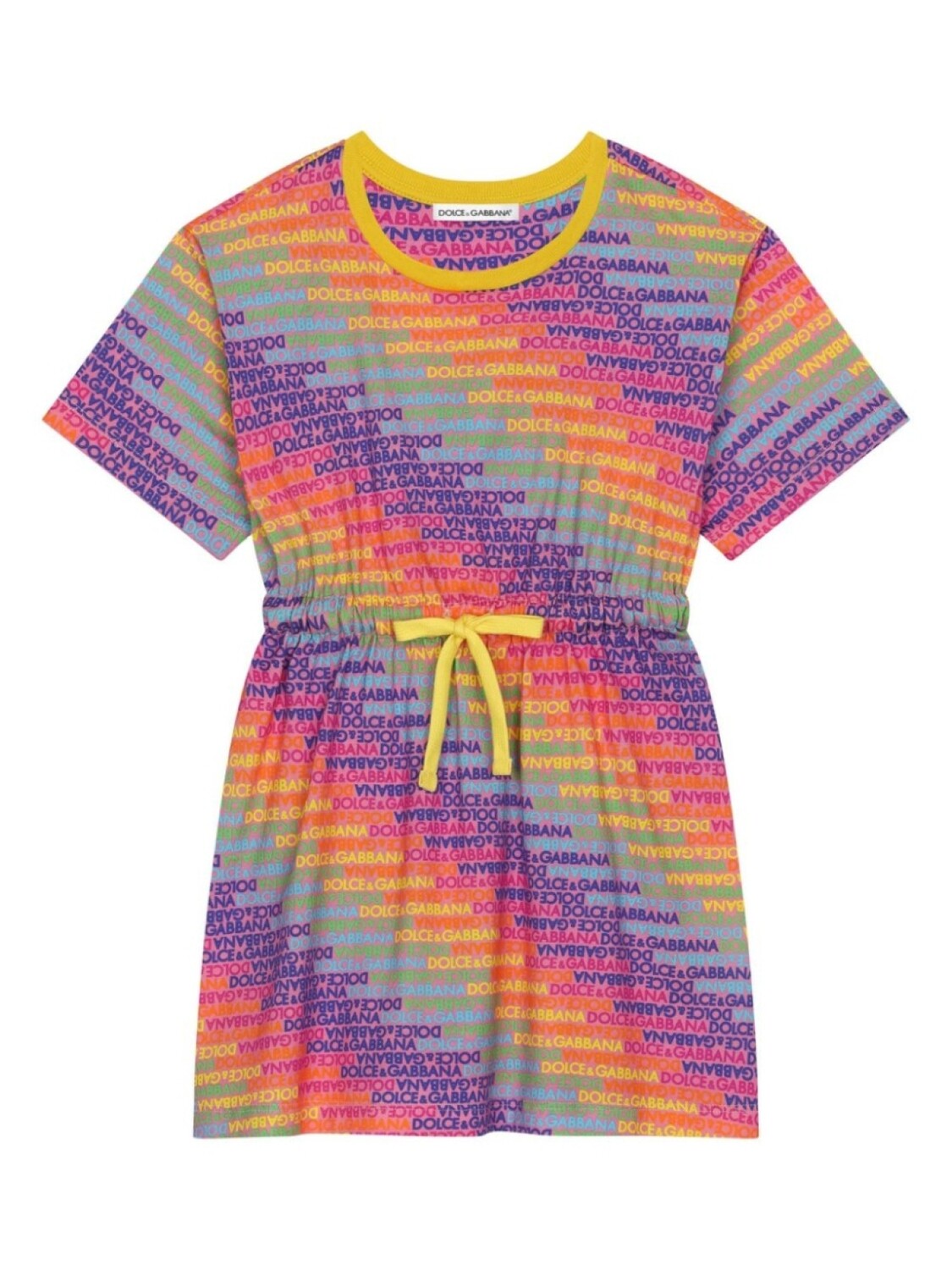 Dolce & Gabbana платье с принтом Logomania, желтый
Dolce & Gabbana платье с принтом Logomania, желтый