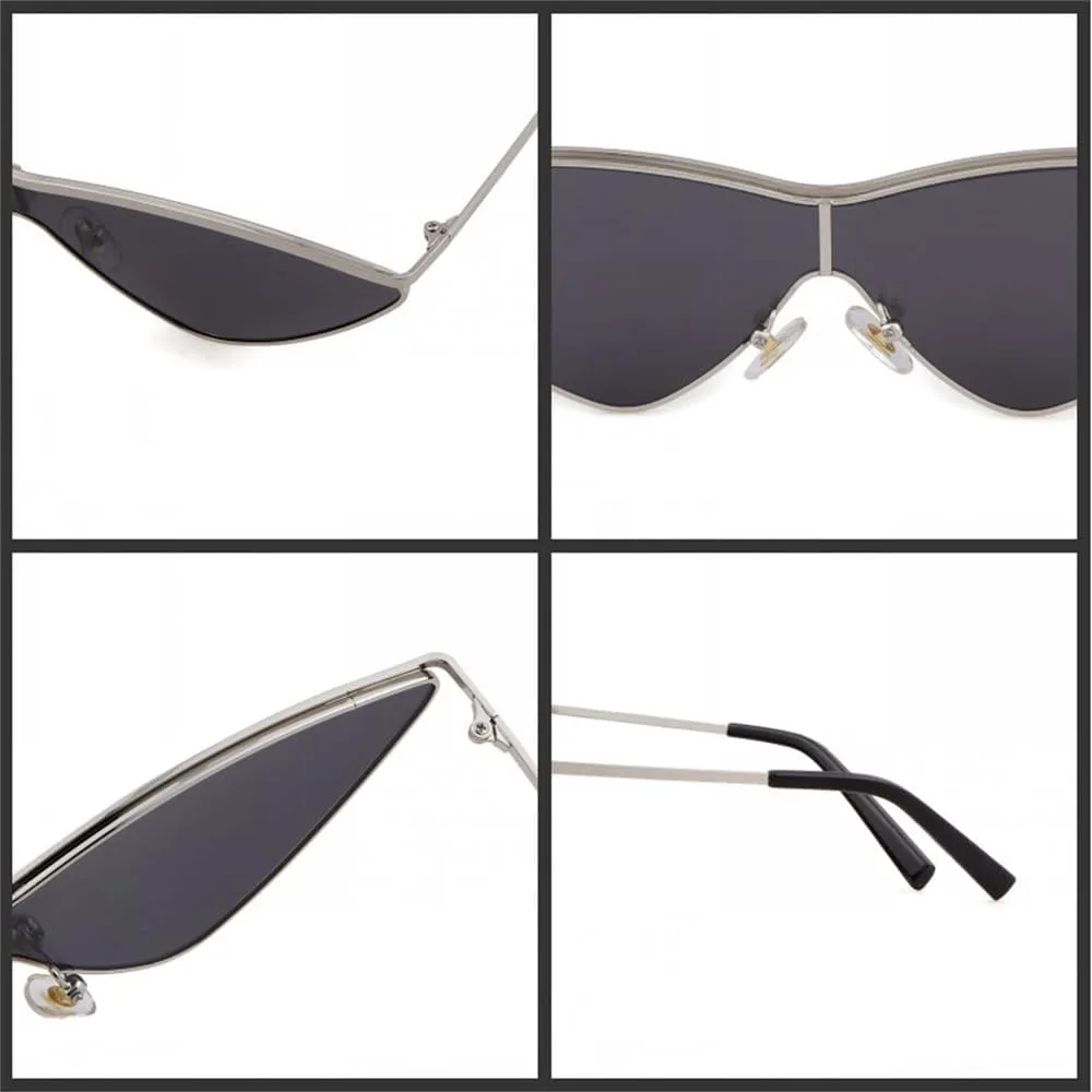 Винтажные маленькие треугольные солнцезащитные очки в ретро-стиле с металлической оправой, цельные, для женщин, черные, с защитой от УФ-излучения UV400 DSXLY, C5
Винтажные маленькие треугольные солнцезащитные очки в ретро-стиле с металлической оправой, цельные, для женщин, черные, с защитой от УФ-излучения UV400 DSXLY, C5