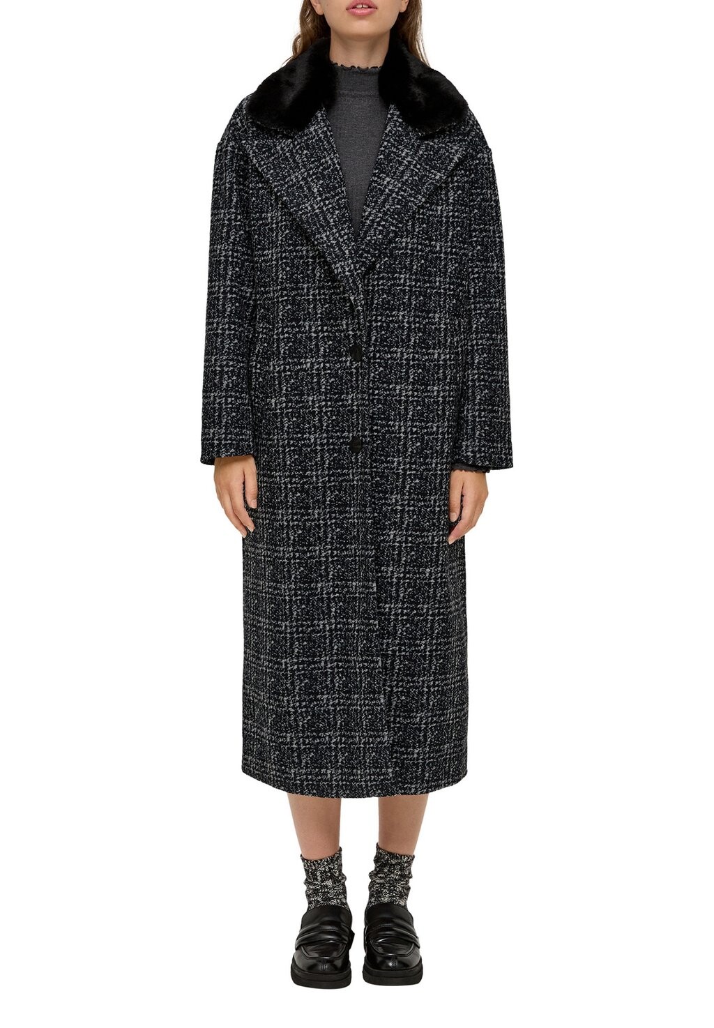 Классическое пальто MIT ABNEHMBAREM TEDDYPLÜSCH QS, черный
Классическое пальто MIT ABNEHMBAREM TEDDYPLÜSCH QS, черный